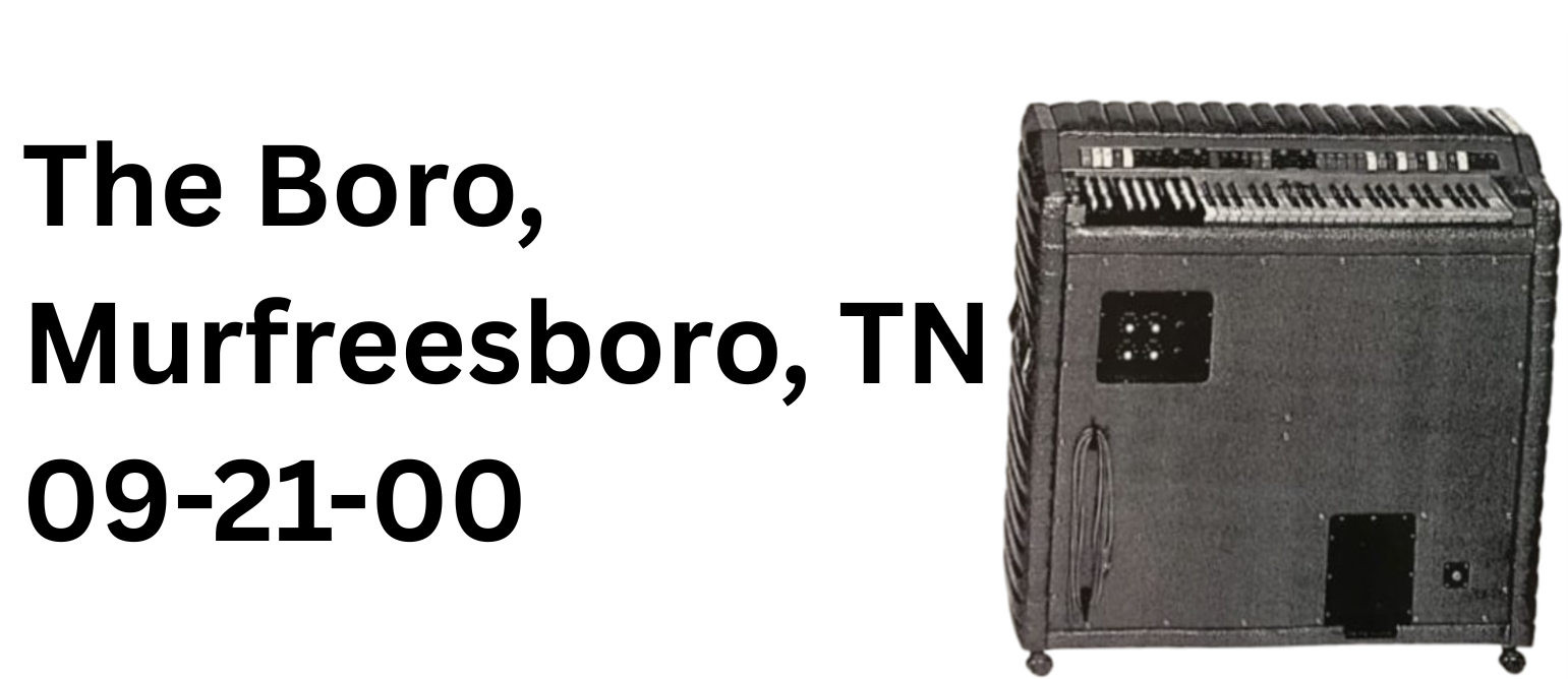 The Boro, Murfreesboro, TN — 09-21-00