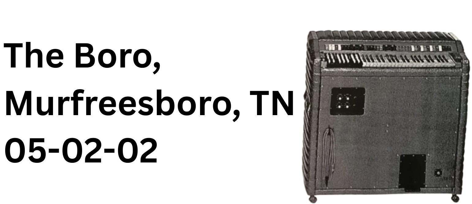 The Boro, Murfreesboro, TN — 05-02-02